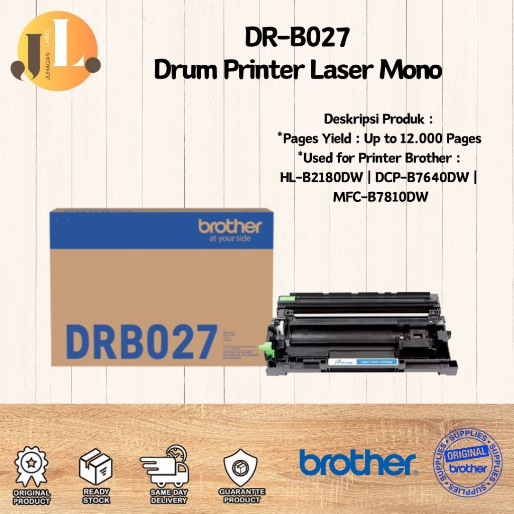 Jual Drum Toner Brother DR-B027 Original DRB027 | Shopee Indonesia