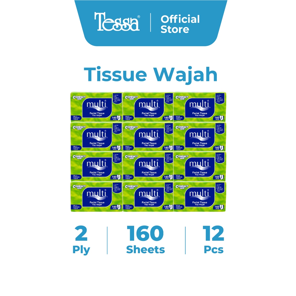 Jual Tissue Multi Facial Soft Pack 160s 2p-12 Pack | Shopee Indonesia