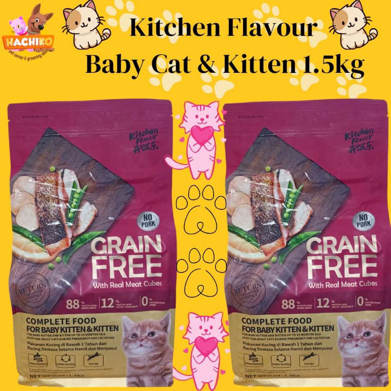 Jual Kitchen Flavor Baby Cat & Kitten 1,5kg/Kitchen Flavor Baby Cat