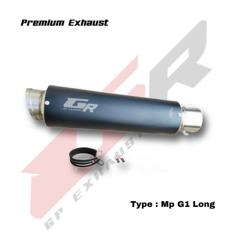 Jual Silincer original gr type mp g1 long inlet 50/51mm | Shopee Indonesia
