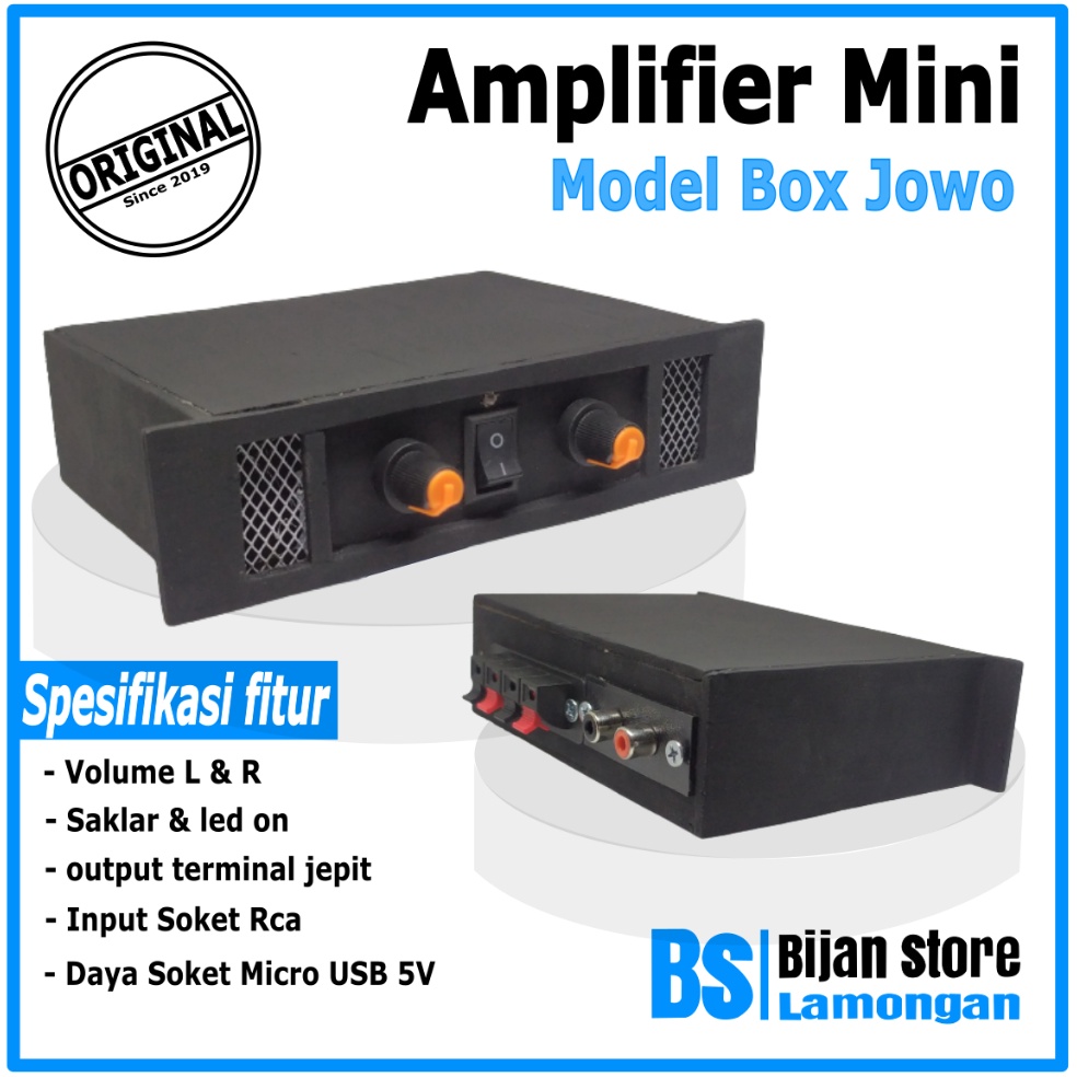 Jual Power Ampli Mini Model Box Jowo Cocok Buat Sound Miniatur bisa