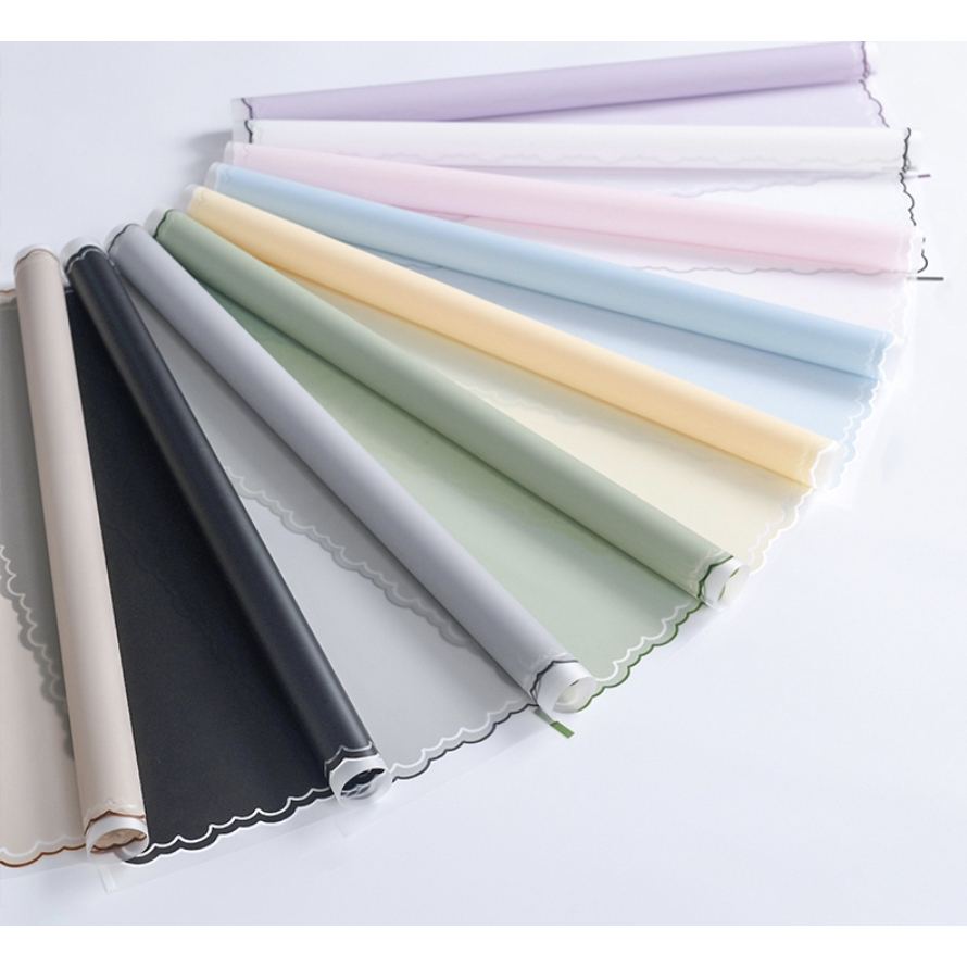 Jual Flower Wrapping Paper Varian List Cloud Awan Frame Transparan ...
