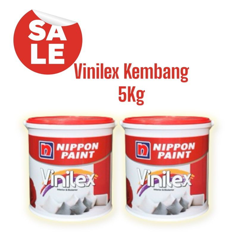 Jual Vinilex Kembang Cat Tembok 5Kg | Shopee Indonesia