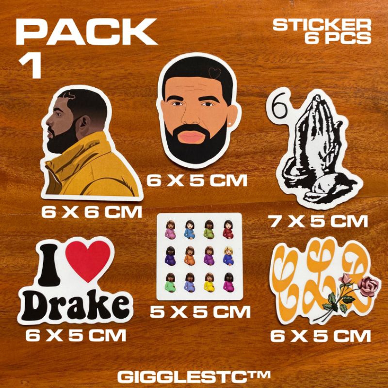Jual Sticker Pack DRAKE | Shopee Indonesia