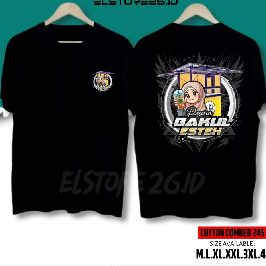 Jual KAOS PESONA BAKUL ES TEH TERBARU LENGAN PANJANG&PENDEK BISA TAMBAH