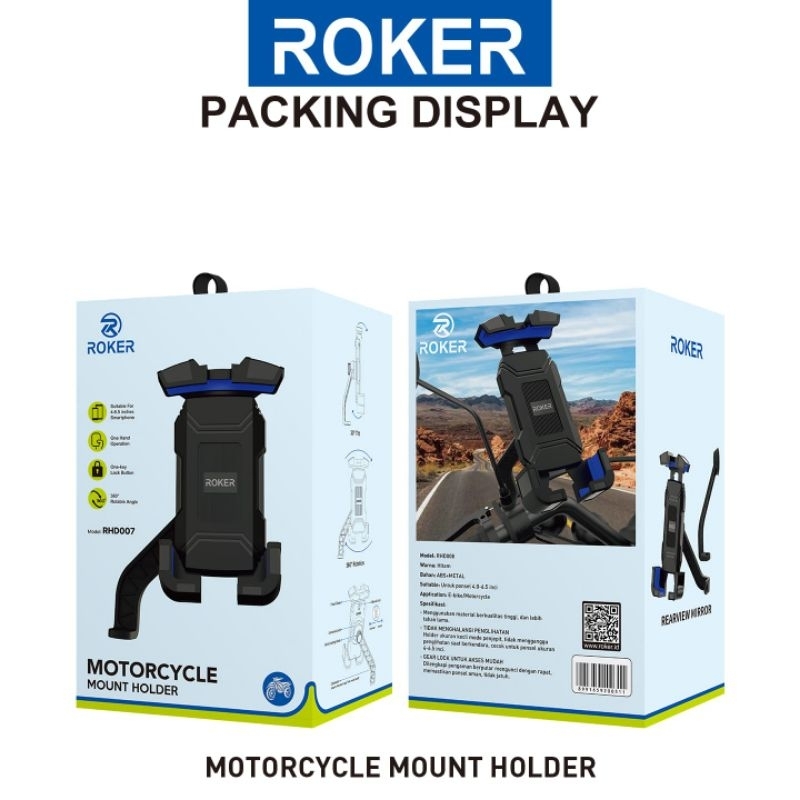 Jual Holder Motor Spion Roker RHD007 Motorcycle Mount Holder Roker ...