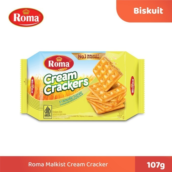 Jual ROMA CREAM CRACKERS 107GR | Shopee Indonesia