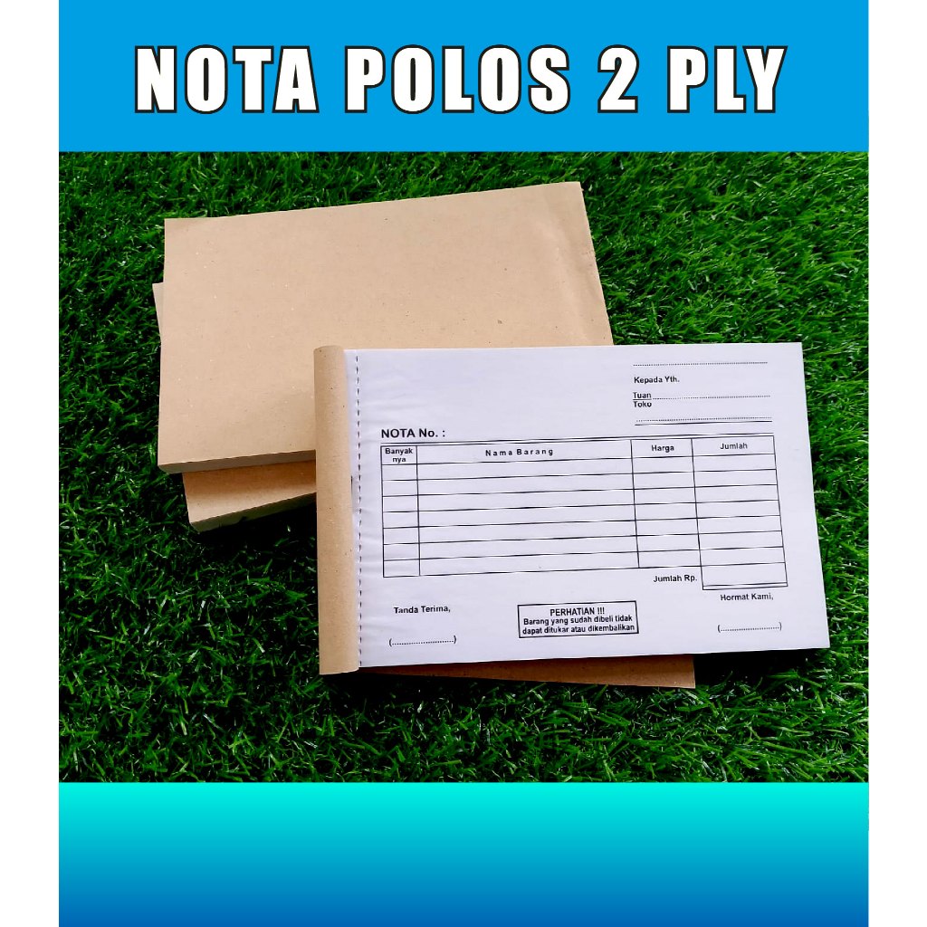 Jual (100 LEMBAR) NOTA KONTAN 2 PLY | NOTA 2 RANGKAP | NOTA 1 PLY ...