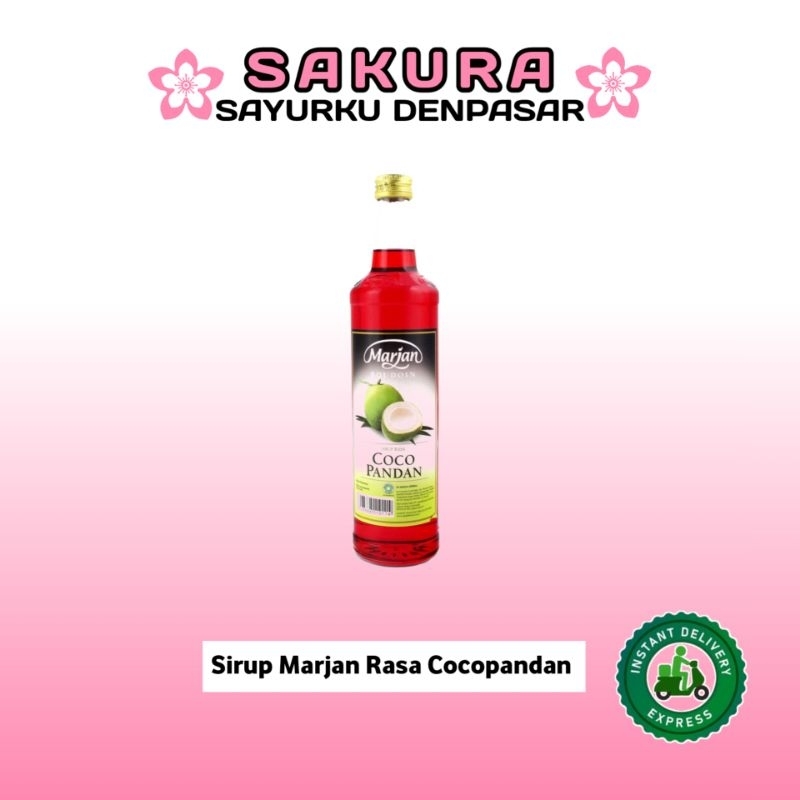 Jual Sirup Marjan Rasa Cocopandan 460ml - SAKURA | Shopee Indonesia