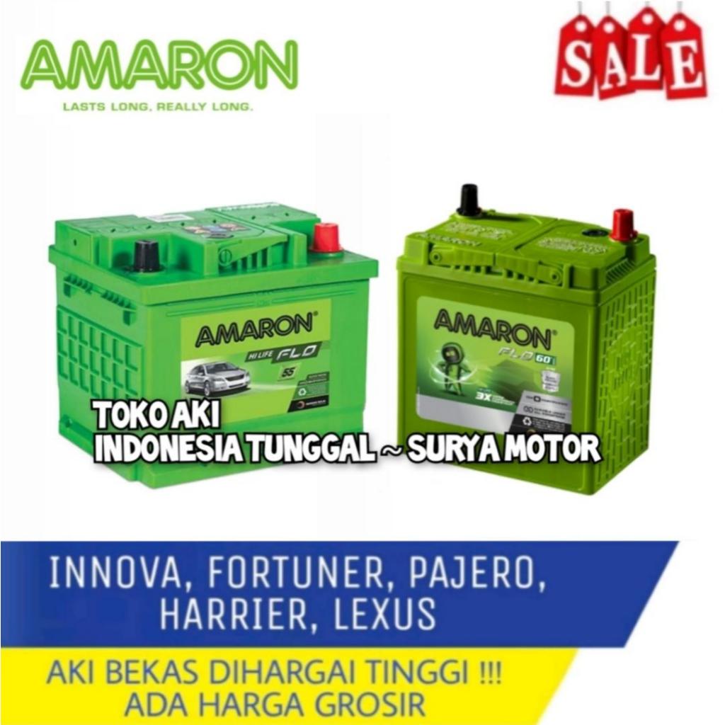 Jual Aki Mobil Amaron Innova Fortuner Pajero Lexus Alphard Amaron