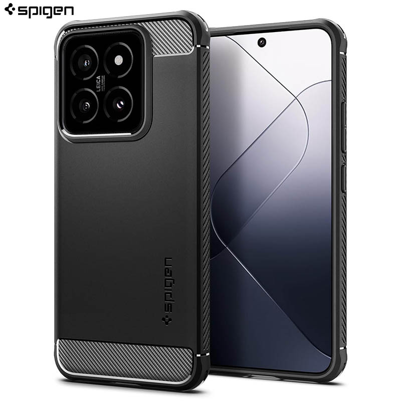 Jual Spigen Rugged Armor Case Xiaomi 14 5G Casing TPU Soft Cover