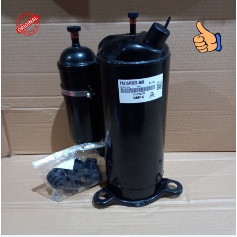 Jual GMCC Compressor R 410a PA 215 M2CS 220-240 Volt 2 HP (Rotary ...