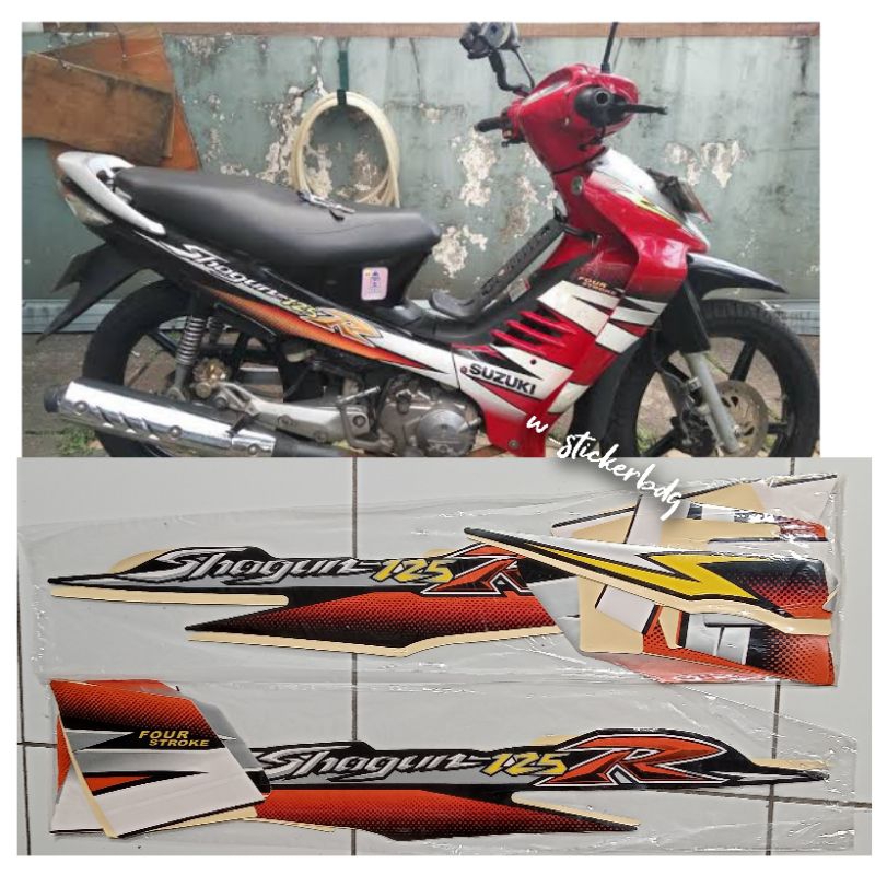 Jual Striping Stiker Lis Suzuki Shogun R 125 R 2005 Oren | Shopee Indonesia