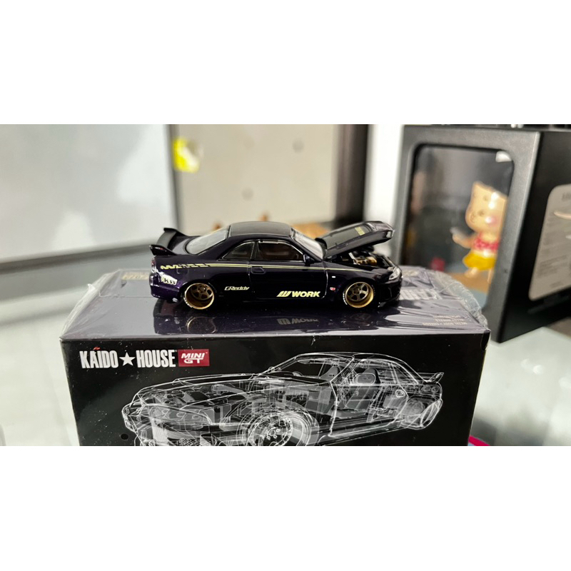 Jual Minigt Kaido House GT-R R33 V1 (Purple) | Shopee Indonesia