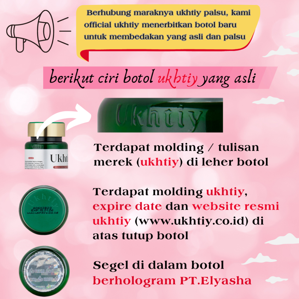 perbedaan glutathione asli dan palsu Cara Mudah Membedakan Produk Obat vs Demi Kesehatan Keluarga, Pilih yang 100% Asli Ukhtiy Collagen Original - Melembabkan