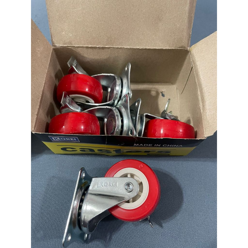 Jual RODA CASTER MERAH DAN HITAM | Shopee Indonesia