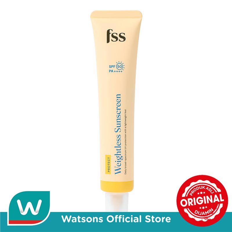 Jual For Skin's Sake Weightless Sunscreen SPF 50 Pa++++ 50Ml | Shopee ...
