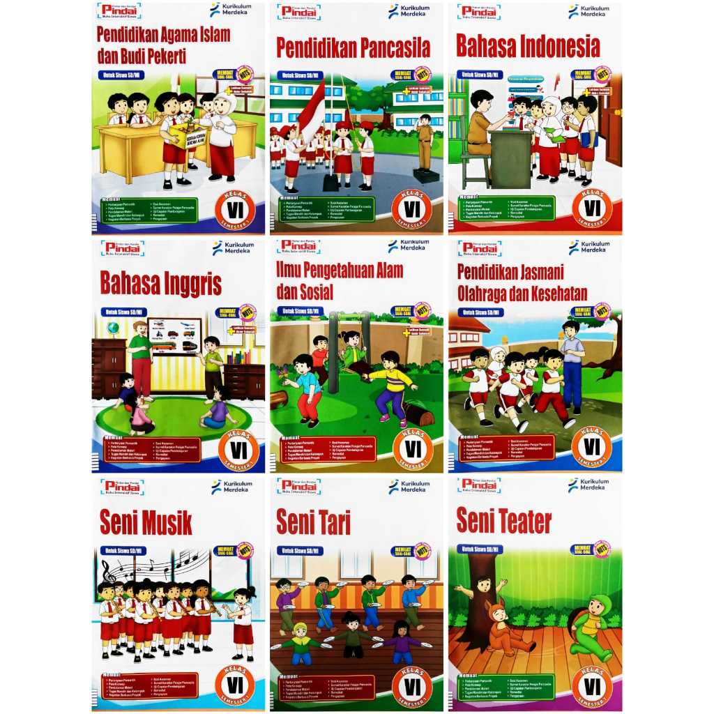 Jual Buku Lks Pindai Kurikulum Merdeka Kelas Sd Mi Semester Shopee Indonesia