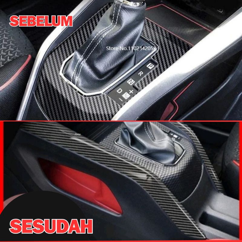Jual Panel Center Carbon Black Glossy Transmisi Kanan & Kori Toyota ...