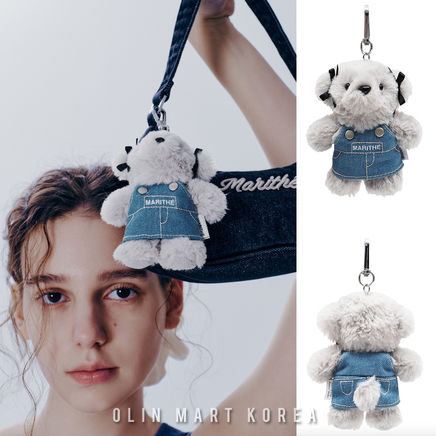 Jual MARITHE MARI KEYRING light gray | Shopee Indonesia