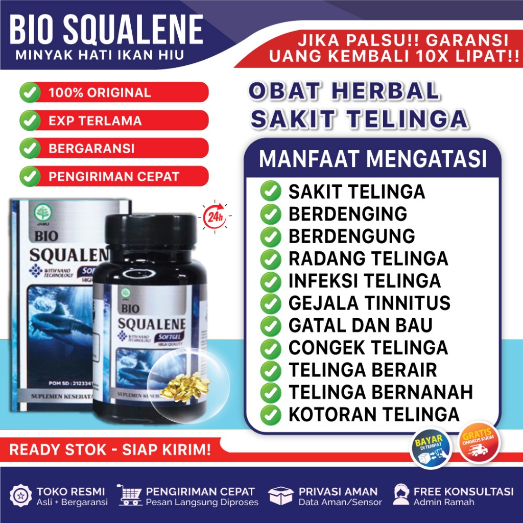 Jual Obat Telinga Berdenging, Tinnitus, Telinga Berdengung Terus ...
