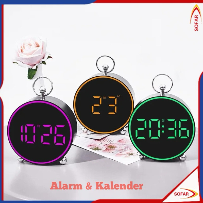 Jual Jam digital Meja Jam Kitchen Timer LED Rotary Timer Jam Alarm ...