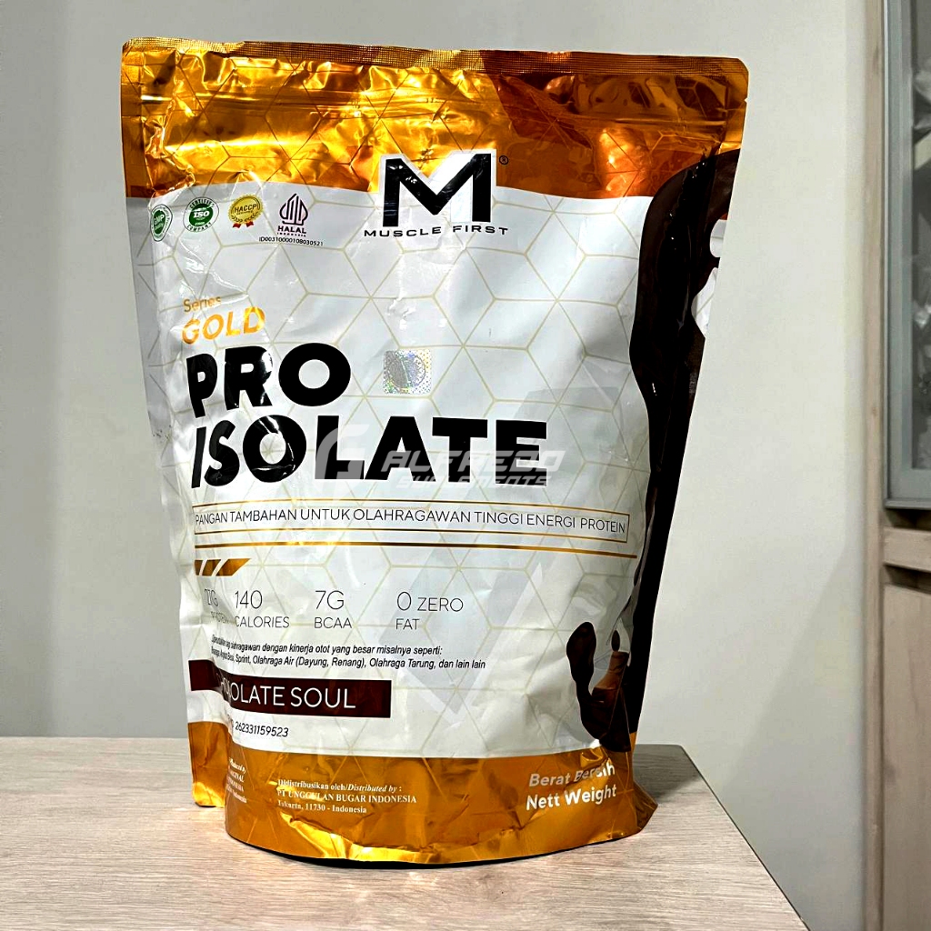 Jual M1 Muscle First Gold pro Isolate 5lbs Whey Protein Isolate-Coklat ...
