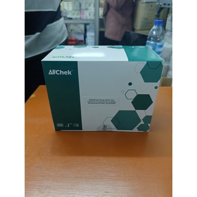 Jual drug abuse test multi 5 parameter merek allchek box isi 25 test ...
