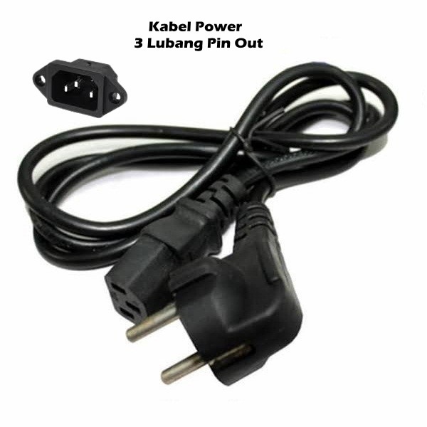 Jual Kabel Power AC 3Pin Cpu Komputer Kabel Power Supplay Kabel Magic ...