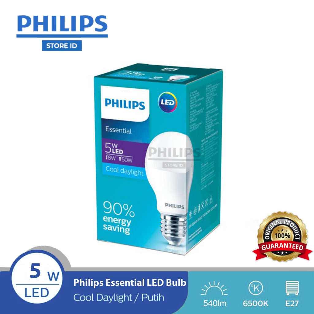 Jual Philips Essential Led Bulb Satuan Watt Shopee Indonesia