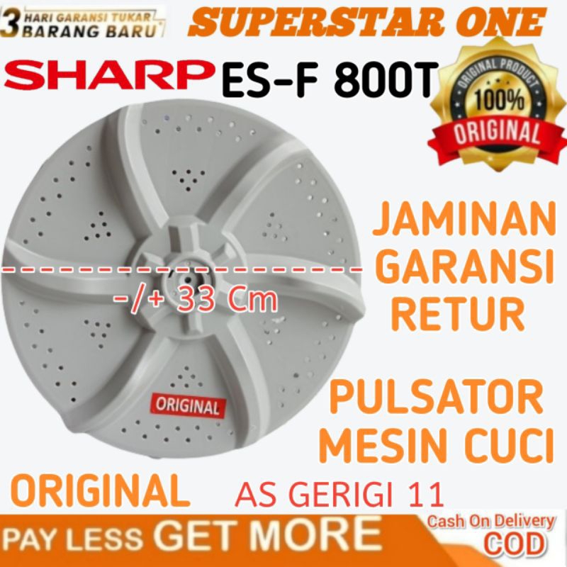Jual Pulsator mesin cuci sharp ES-f800T-BL pulsator sharp esf 800T ...