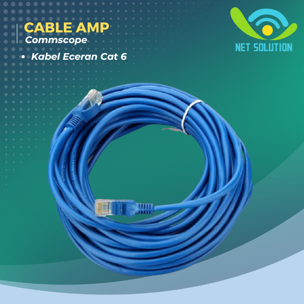 Jual Kabel AMP / Commscope UTP Cat 6 Cable 55 meter siap pakai | Shopee ...