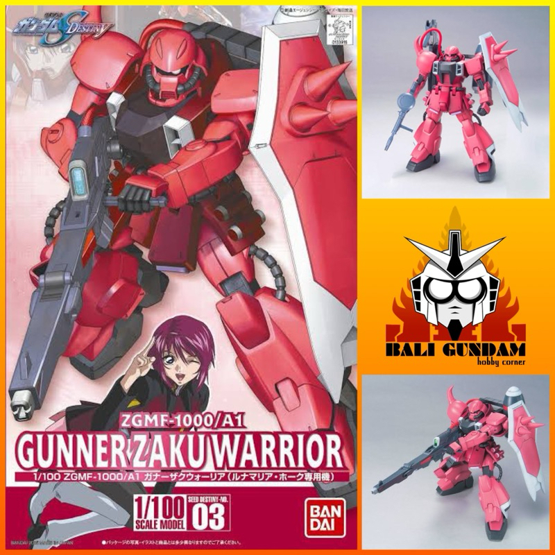 Maquette Bandai MG 1/100 Gunner Zaku Warrior - Gundam Seed Destiny - Lunamaria Hawke Custom