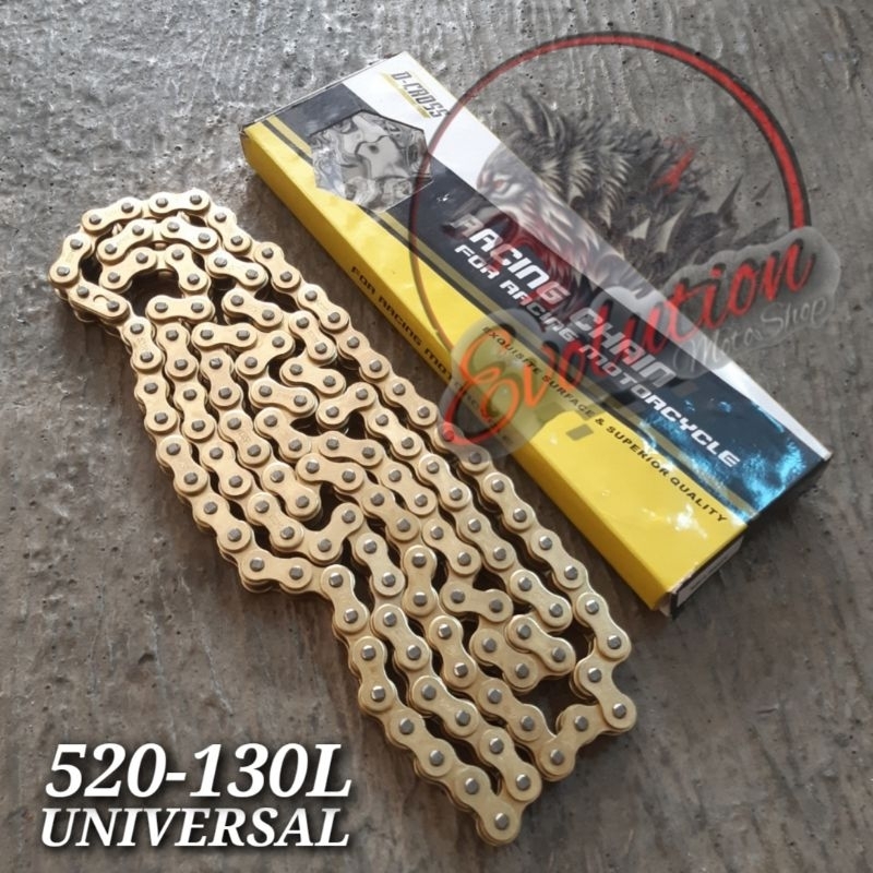 Jual Rantai rante D-CROSS ORIGINAL RANTE 520-130L UNIVERSAL R25 ...