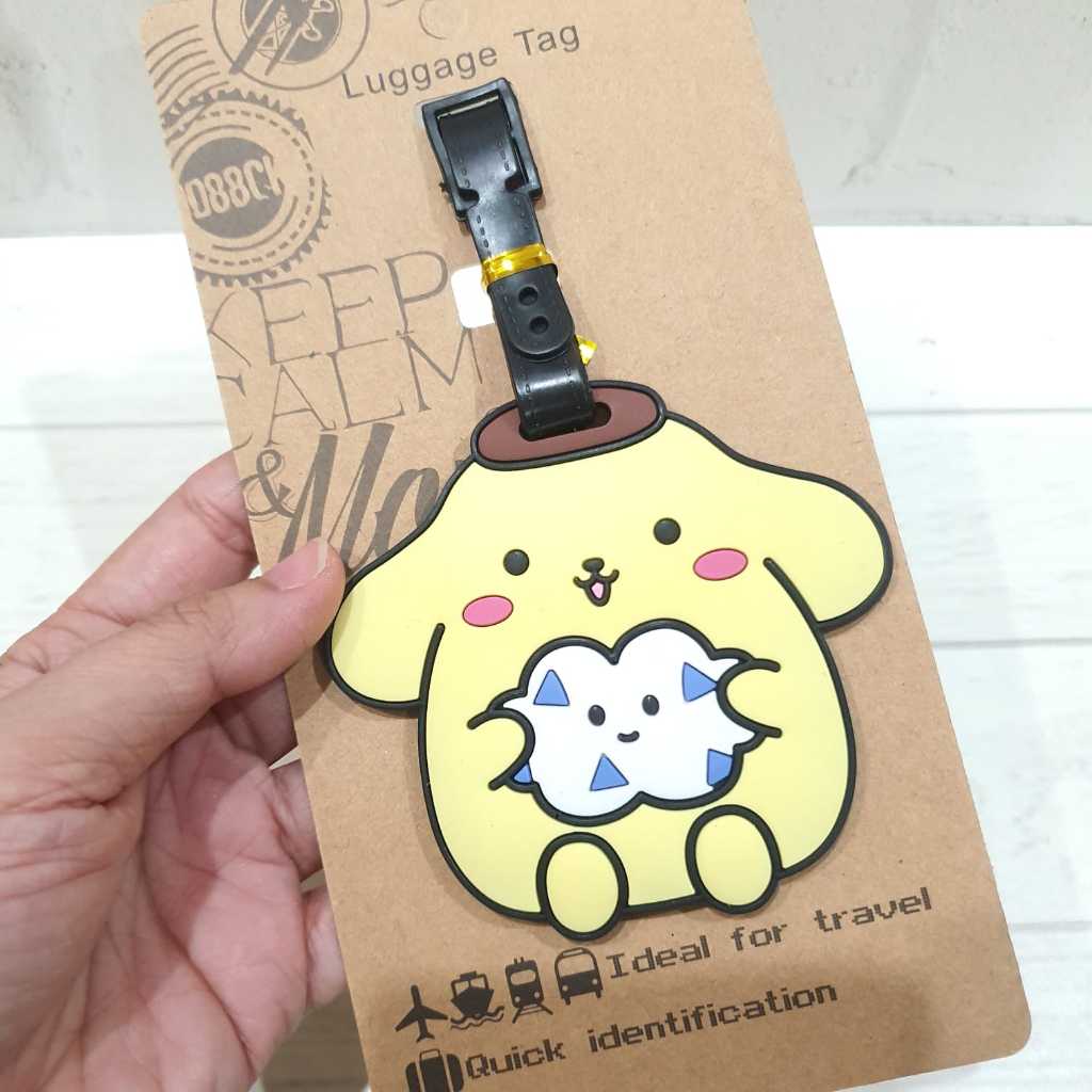Jual Tag Koper Karet Karakter | Luggage Tag Snoopy Kuromi Mario Demon ...