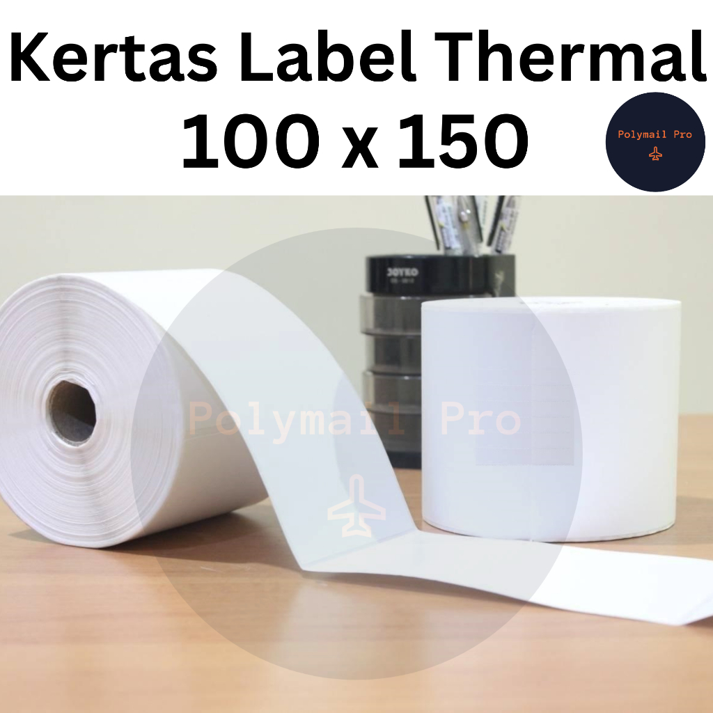 Jual Kertas Label Thermal 100x150 mm - Isi 500 Pcs | Label Barcode Roll ...