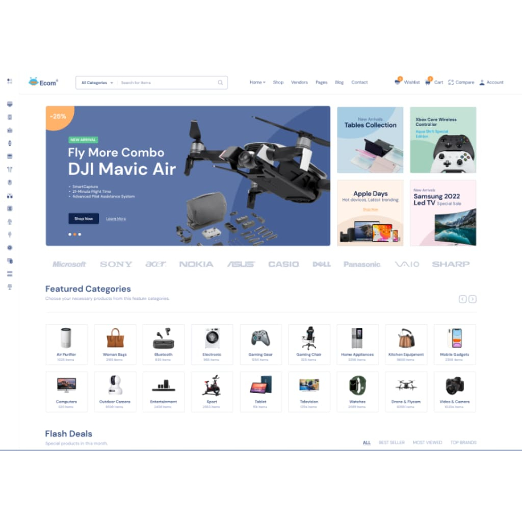 Jual Ecom v4.1 - Multipurpose Marketplace Ecommerce HTML Web Template ...