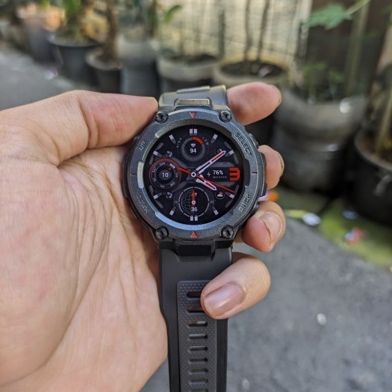 Jual Amazfit T Rex Pro Smartwatch Gps Jam Tangan Sports Modes Second