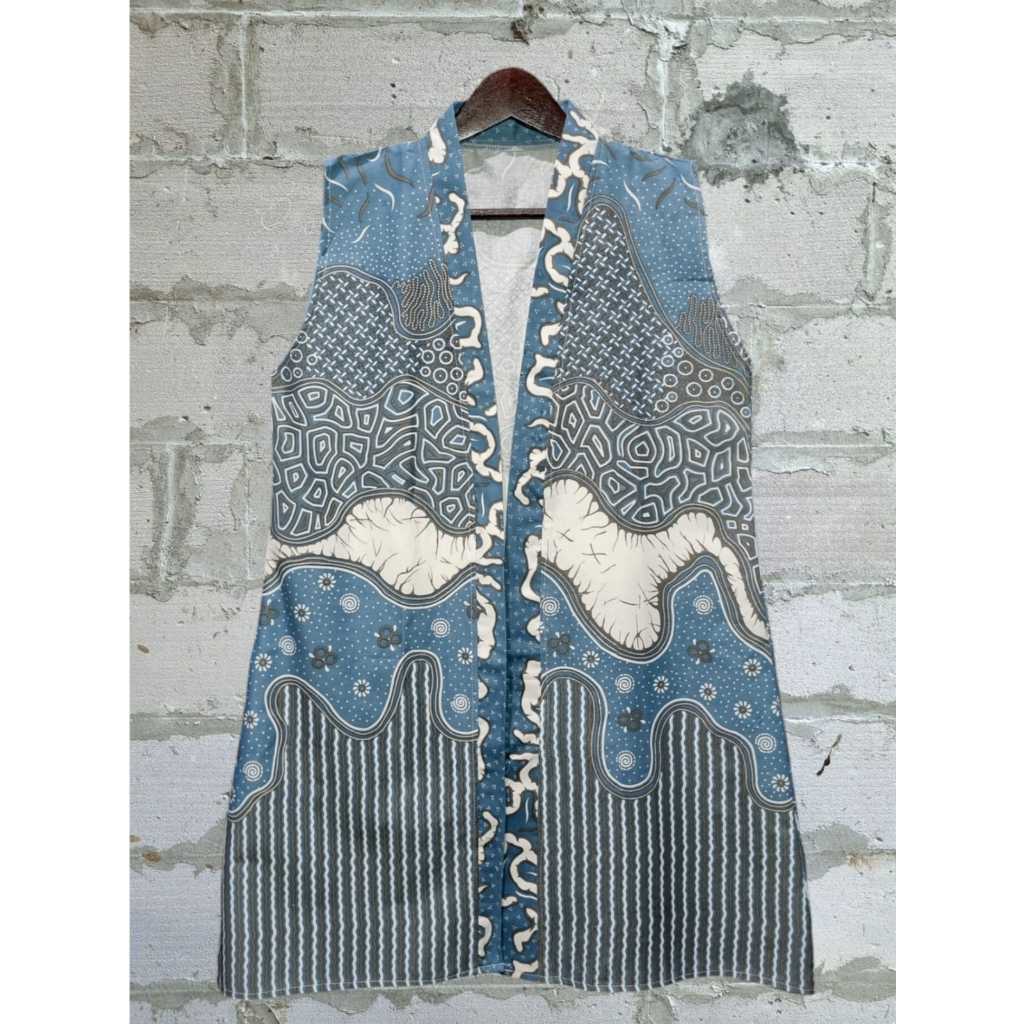 Jual ROMPI BATIK OUTER YUKENSI VEST BATIK BLAZER BATIK | Shopee Indonesia