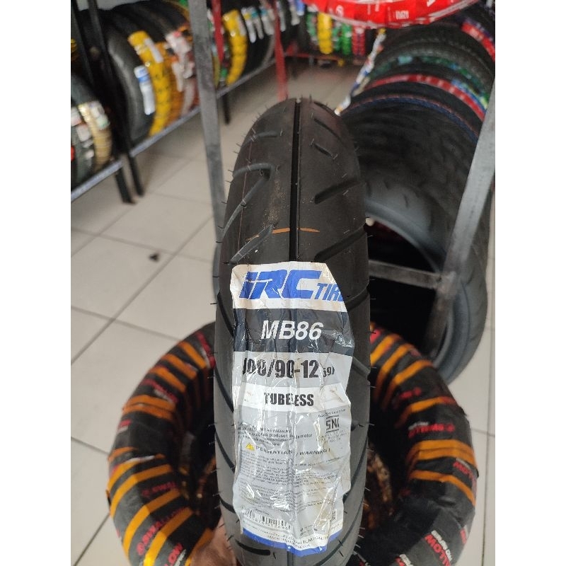 Jual Ban Motor Tubless IRC MB86 100/90-12 Scoopy Donat | Shopee Indonesia