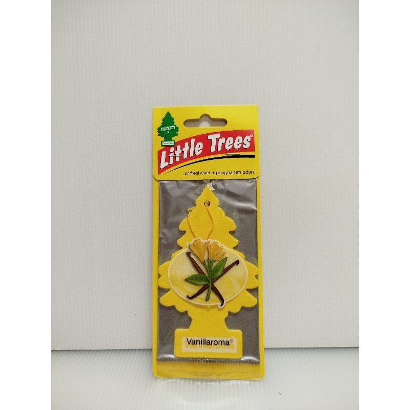 Jual parfum little trees vanilla aroma kuning original | Shopee Indonesia