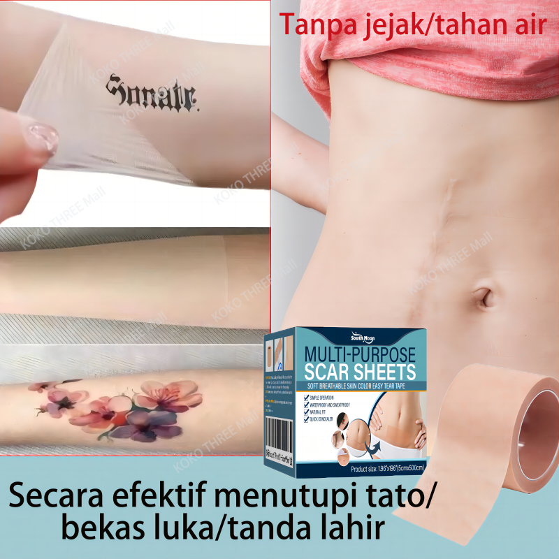 Jual Stiker penutup bekas luka tato Tambalan concealer penutup tattoo ...