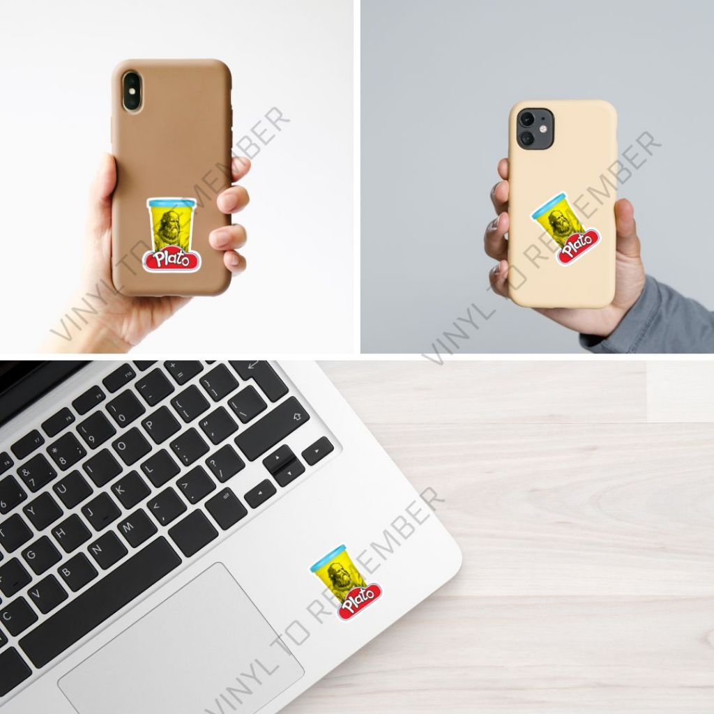 Jual Sticker Brand Playdoh Merk Logo Play Doh Parody Plato Aesthetic ...