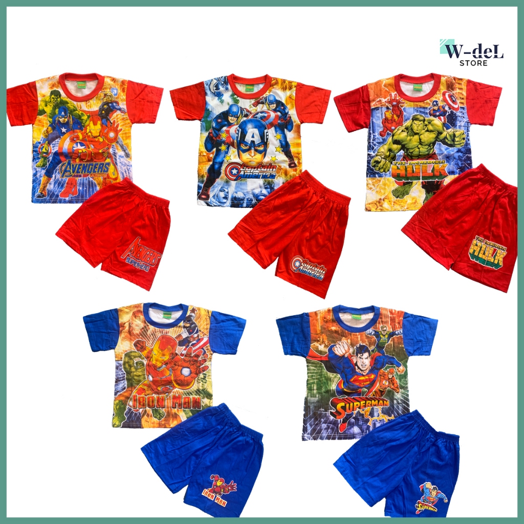 T-shirt Avengers Captain America Et Hulk Pour Garçon - Tailles 4/5 Ou 10/12 - Coton