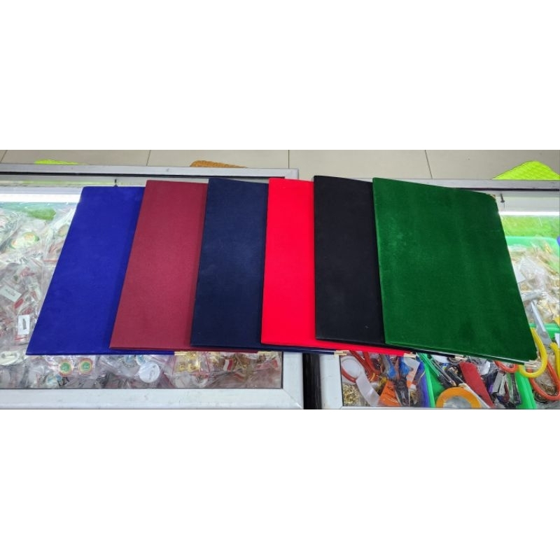 Jual map beludru f4 & A4 custom bordir | Shopee Indonesia