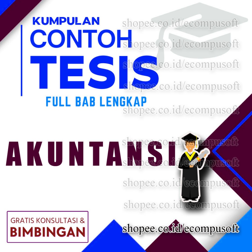 Jual contoh tesis akuntansi shopee indonesia