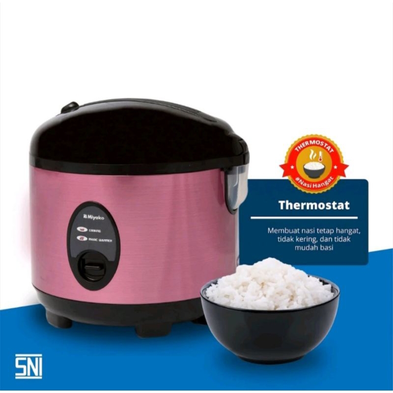Jual Rice Cooker Magic Com Miyako MCM-508 SBC Ukuran Kapasitas 1.8 ...