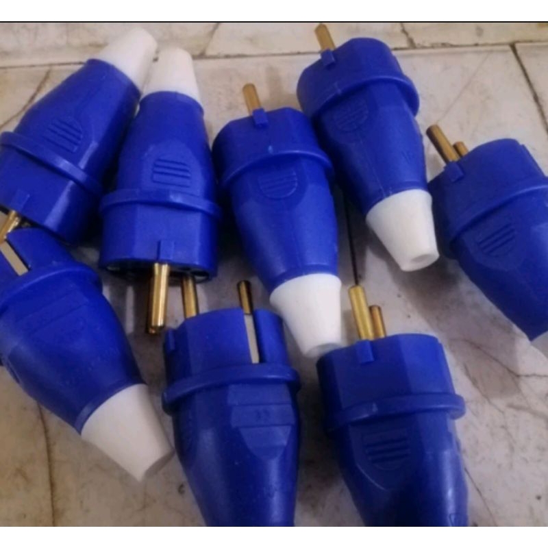 Jual Stop kontak / Steker 16A / 250V jantan industrial plug 012 ...