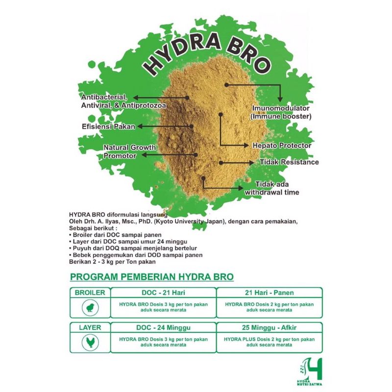 Jual HYDRA BRO Repack HYDRABRO Eceran 200 gram Pemacu pertumbuhan ...