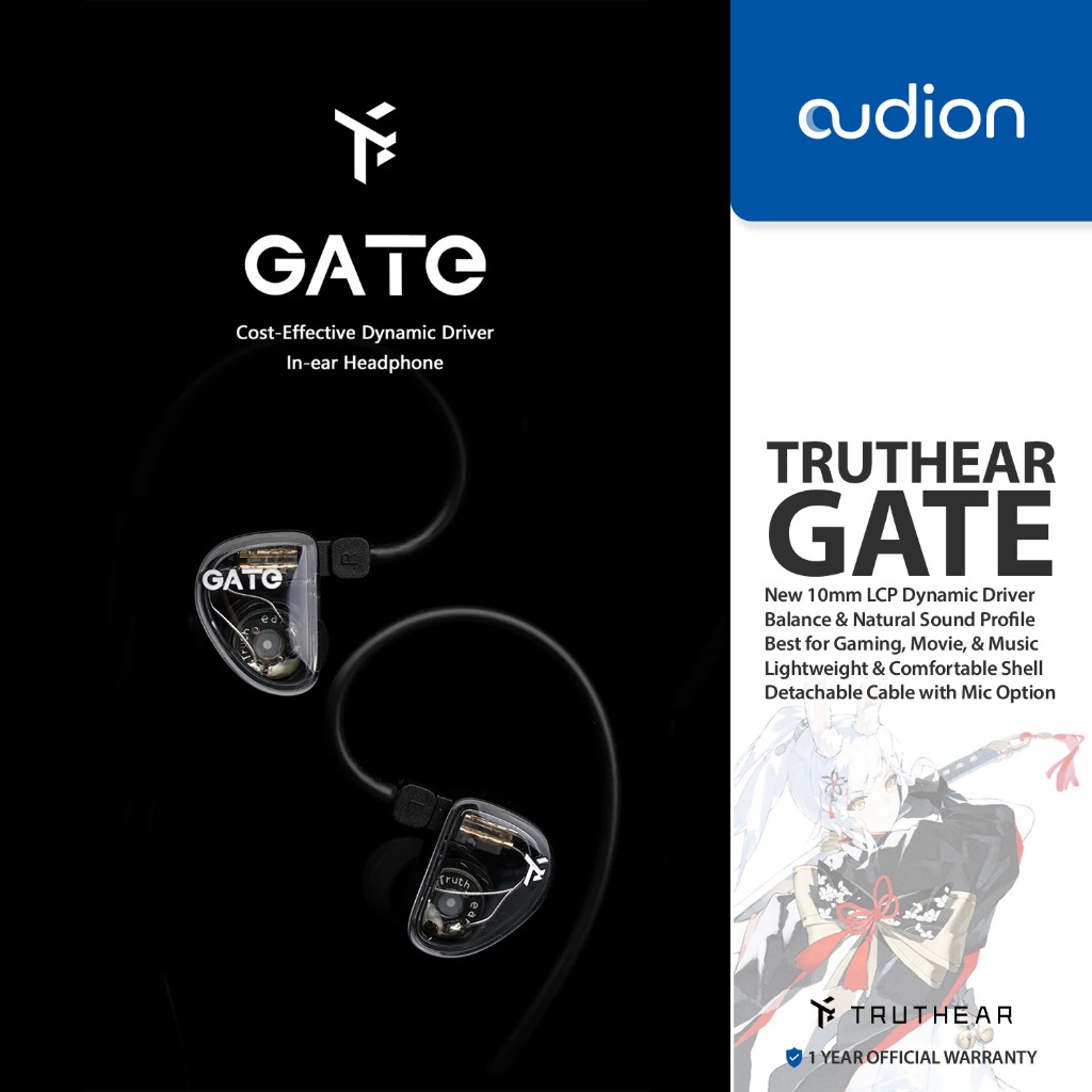 Jual TRUTHEAR GATE High-Performance 10mm LCP Dynamic Driver 2pin In-ear ...